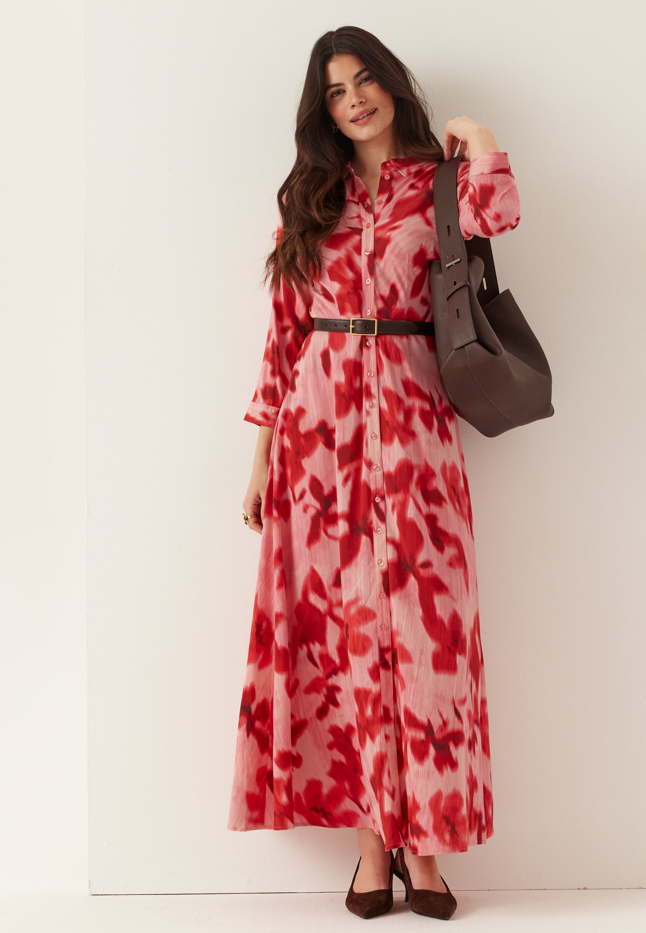 YAS Yassavanna Long Shirt Dress