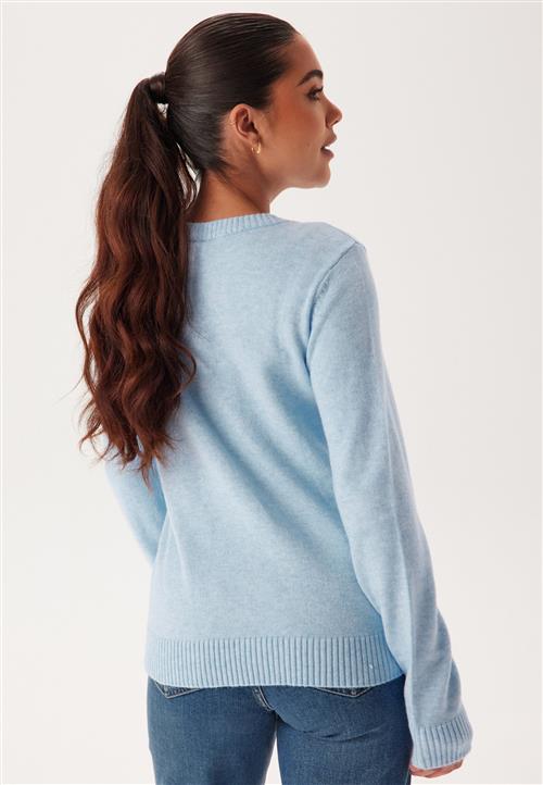 VILA Viril O-neck L/S Knit Top