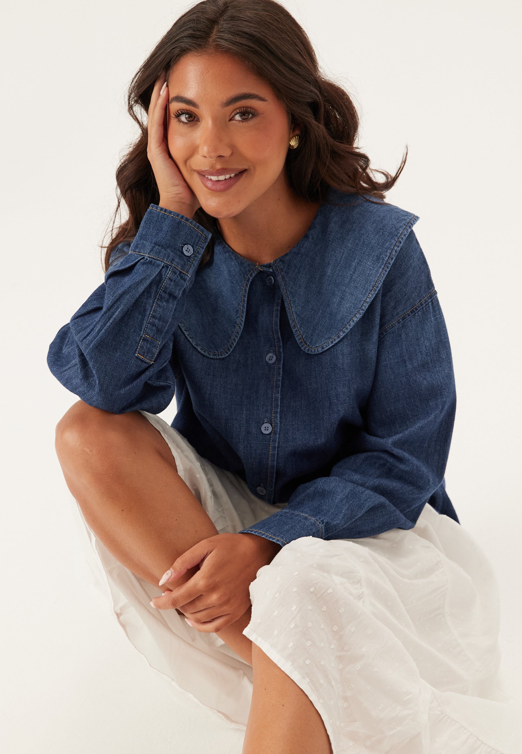 ONLY Onlnala L/S COLLAR DNM COLLAR