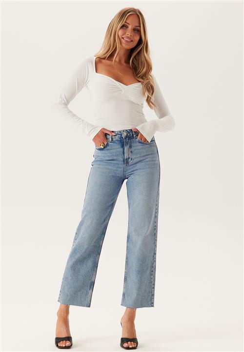 BUBBLEROOM High Straight Ankle Jeans