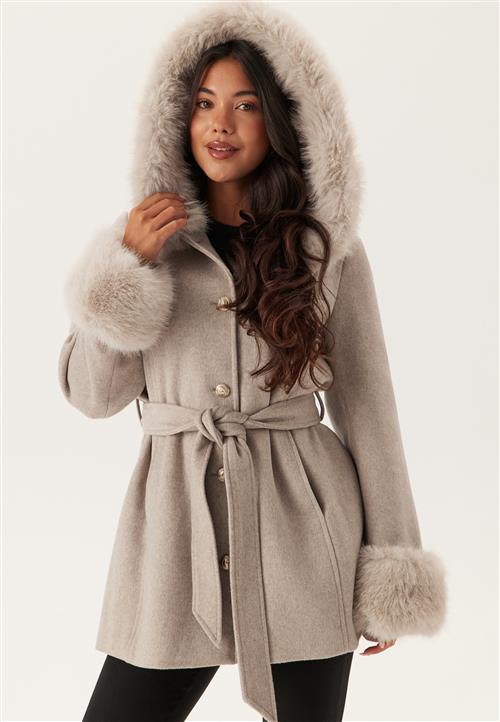 Chiara Forthi Hooded Wool Blend Coat