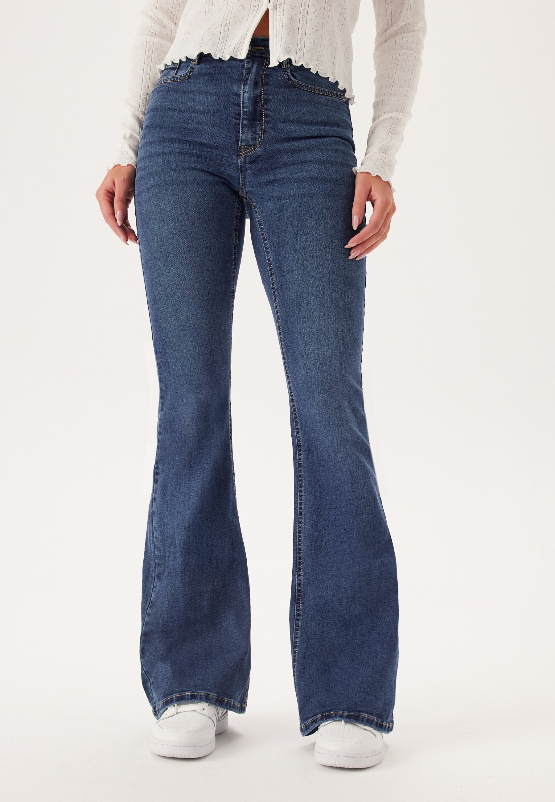 BUBBLEROOM High Flare Superstretch Jeans