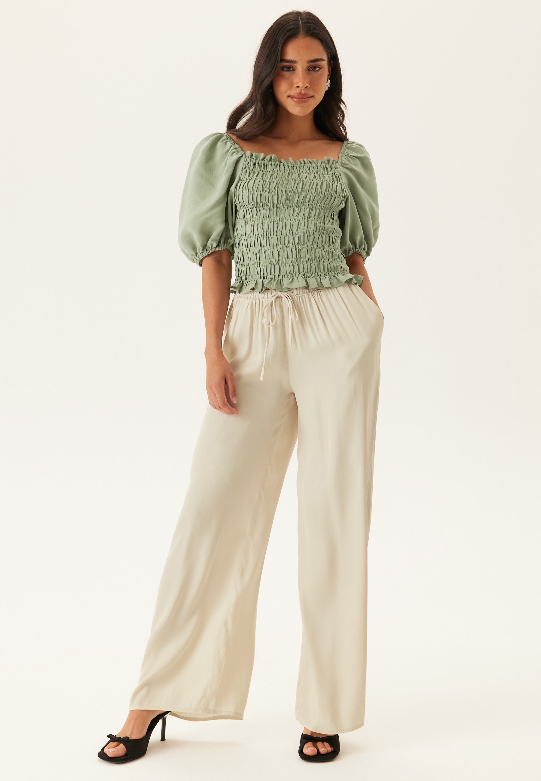 BUBBLEROOM CC Viscose Satin Trousers