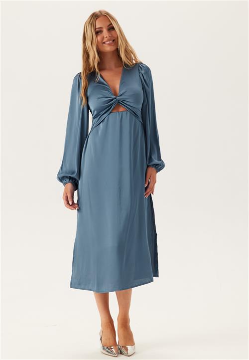 VILA Vischasta L/S CUT OUT MIDI DRESS