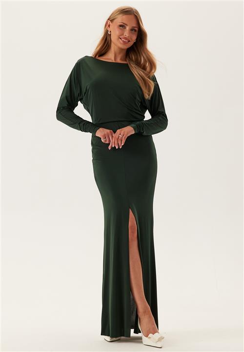Goddiva Multi Way Long Sleeve Maxi Dress