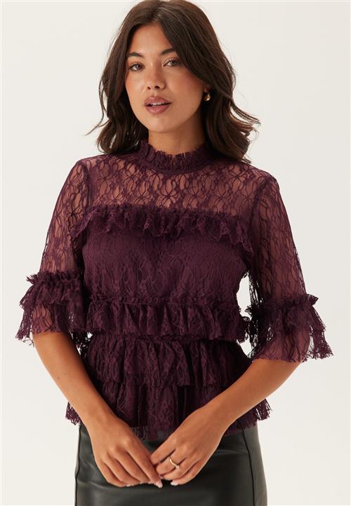 BUBBLEROOM Frill Lace Blouse