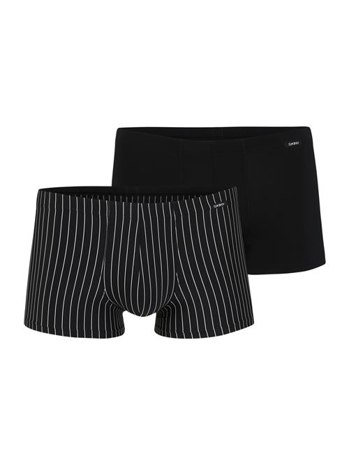 Skiny Boksershorts 'Power Line'  sort / hvid