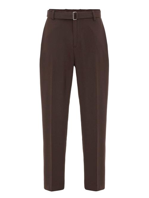 Antioch Bukser med fals  choko