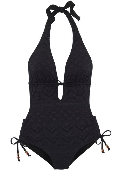 LASCANA Badedragt  sort