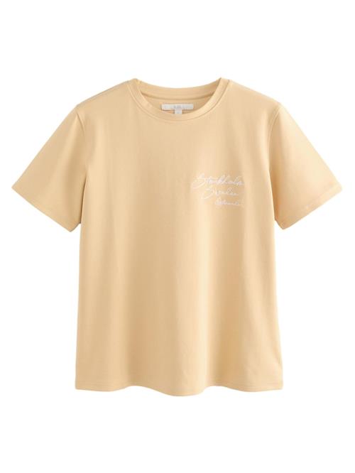 Next Shirts  pastelgul / hvid