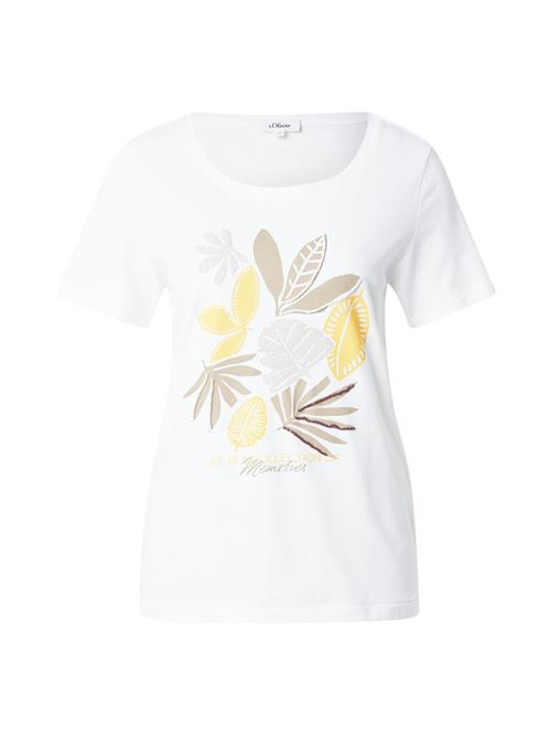 s.Oliver Shirts  brun / gul / lysegrå / hvid