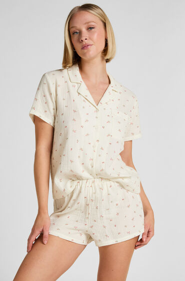 Hunkemöller Muslin shorts Hvid