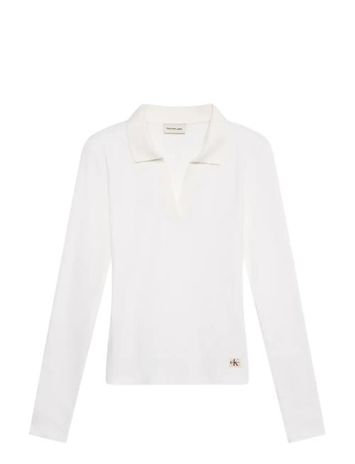 Calvin Klein Jeans | Ls Woven Label 2X2 Rib Johnny Co | XXS