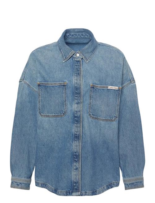 Calvin Klein Jeans | Denim Boyfriend Shirt Overnight | M