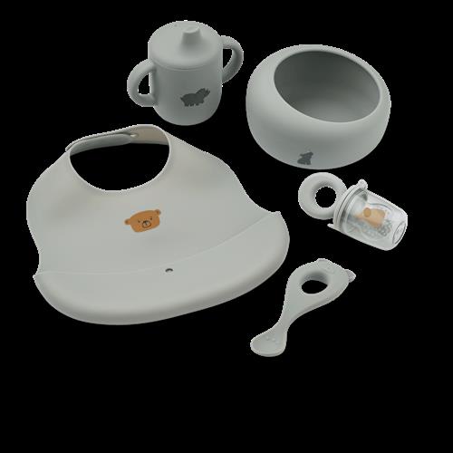 Liewood Mileah Baby Måltidssæt Dove Blue  Dove Blue One Size  Blå  One Size 6 months + unisex