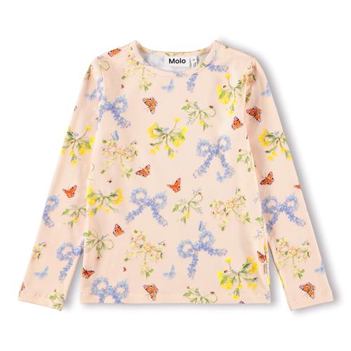 Molo GOTS Rose Langærmet Top Flowerbows  Flowerbows 92 cm  Lyserød  92 cm  kvinde