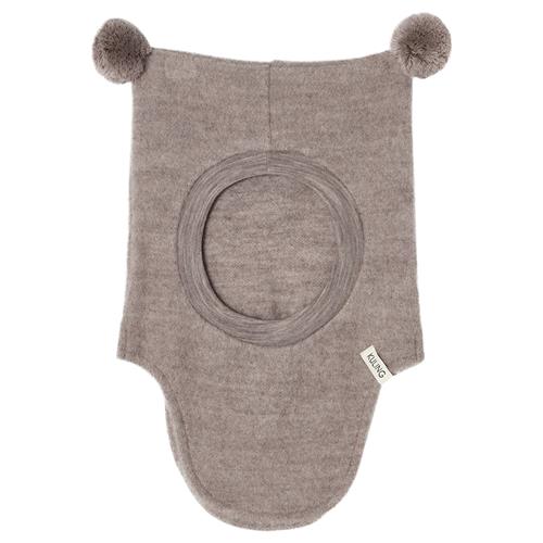 Kuling Adelaide Balaclava I Uld Brown Melange  54 cm Wool Brun  54 cm  unisex
