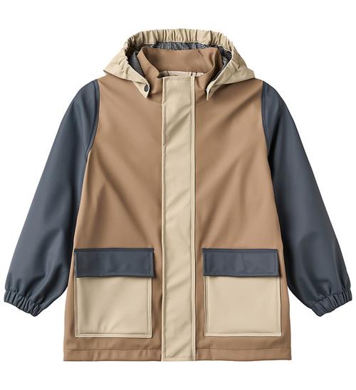 Wheat Regnjakke - PU - Otu - White Pepper