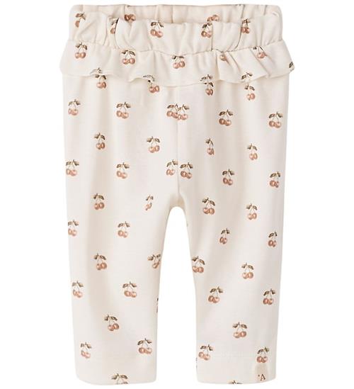 Lil Atelier Bukser - NbfLayo - Coconut Milk/Cherry