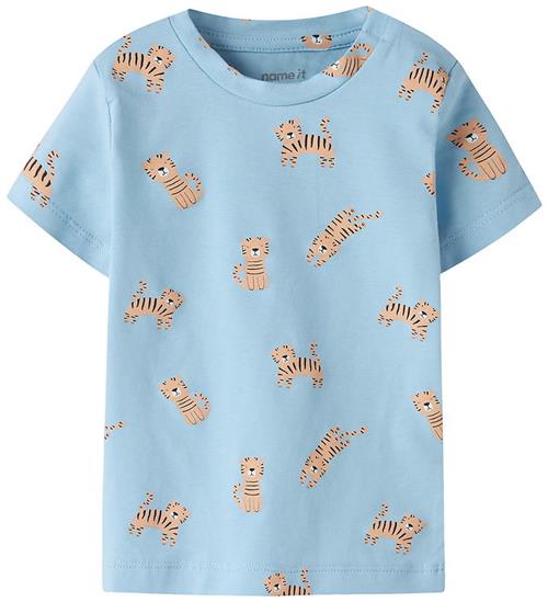 Name It T-shirt - NbmVroels - Airy Blue/Tiger