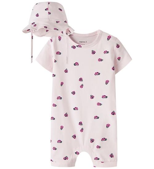 Name It Sommerdragt - NbfVandora - Cradle Pink/Ladybug