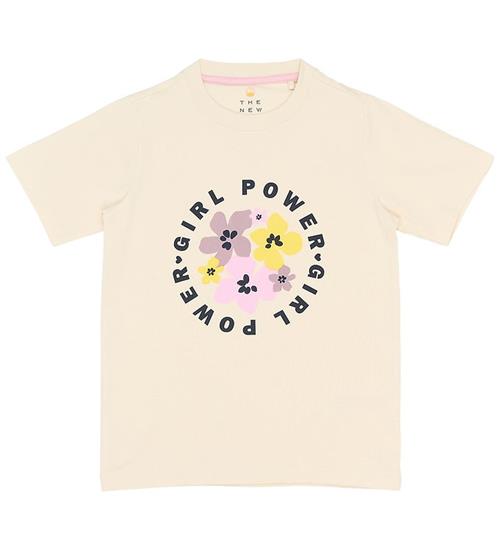 The New T-shirt - TnSamara - Gardenia m. Blomster