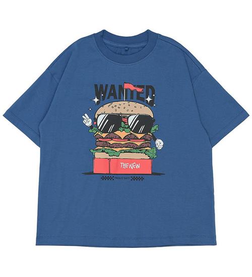 The New T-shirt - TnSteve - True Blue m. Burger