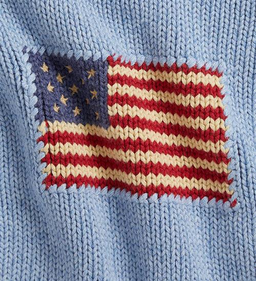 Polo Ralph Lauren Bluse - Strik - Blue Heather