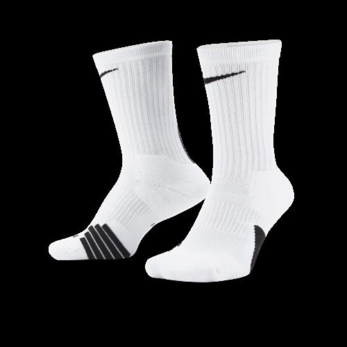 Nike Elite Crew - basketballstrømper - hvid