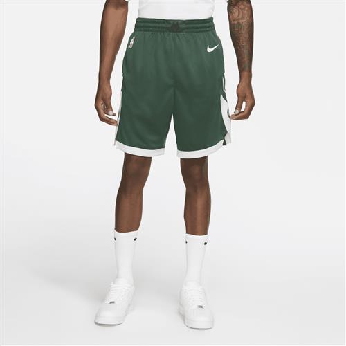 Milwaukee Bucks Icon Edition Nike NBA Swingman-shorts til mænd - grøn