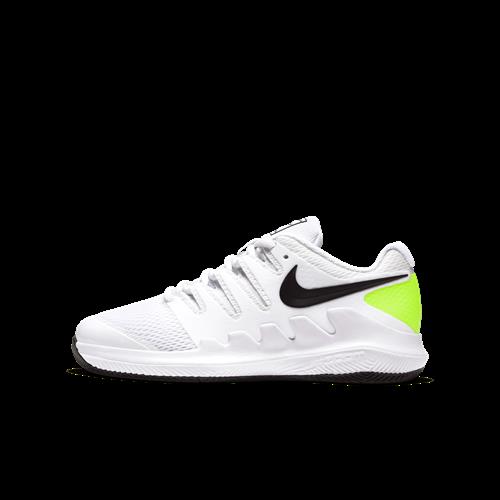 NikeCourt Jr. Vapor X-tennissko til små/store børn - hvid