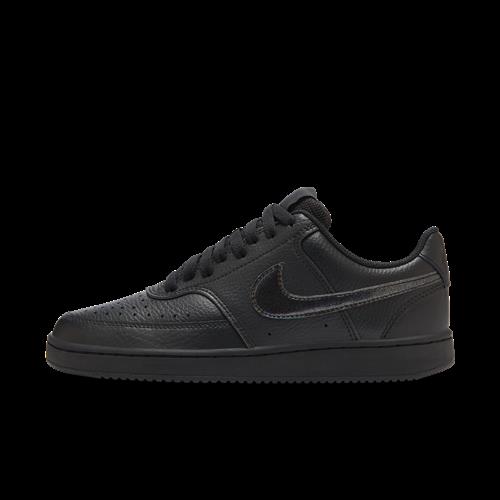 Nike Court Vision Low-sko til kvinder - sort