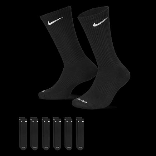 Nike Everyday Plus Cushioned-crew-træningsstrømper (6 par) - sort