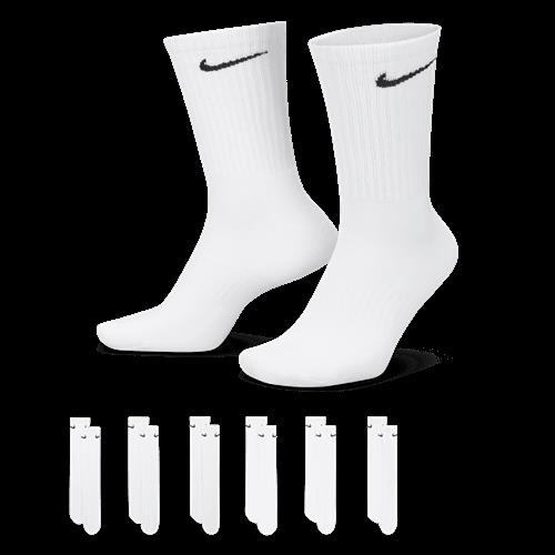 Nike Everyday Cushioned-crew-træningsstrømper (6 par) - hvid