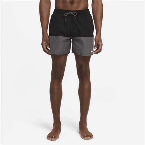 Nike Swim-volleyshorts (13 cm) med indershorts til mænd - sort