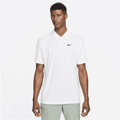 NikeCourt Dri-FIT - tennispolo til mænd - hvid