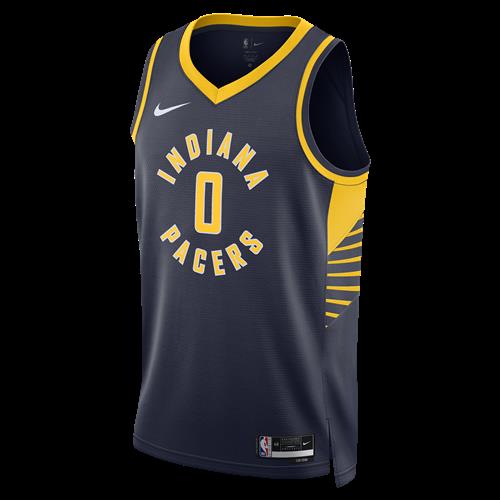 Indiana Pacers Icon Edition Nike Dri-FIT NBA Swingman-trøje til mænd - blå
