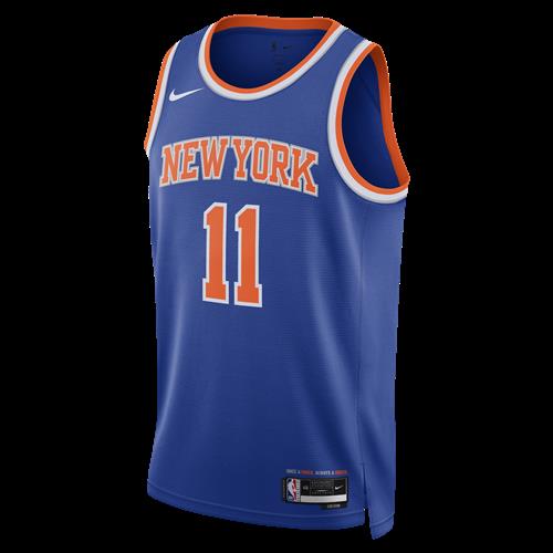 New York Knicks Icon Edition-Nike Dri-FIT NBA Swingman-trøje til mænd - blå
