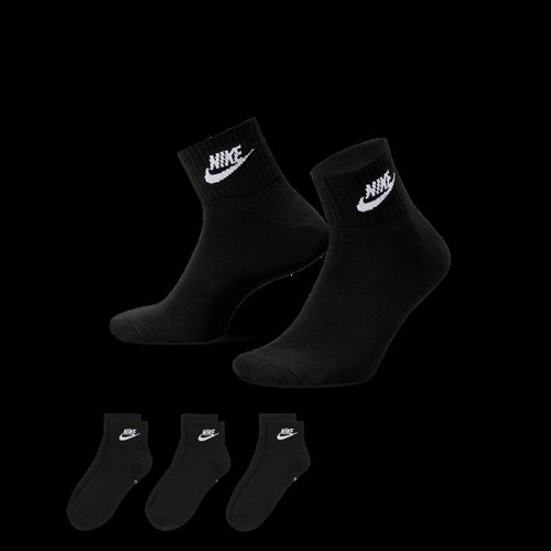 Nike Everyday Essential-ankelstrømper (3 par) - sort