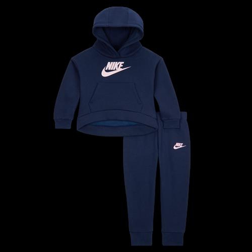 Nike Sportsweear Club Fleece-sæt med bukser og hættetrøje til babyer (12-24 mdr.) - blå