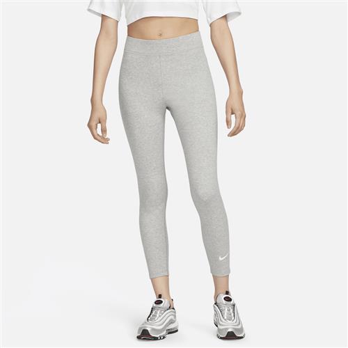 Højtaljede 7/8-Nike Classic-leggings til kvinder - grå