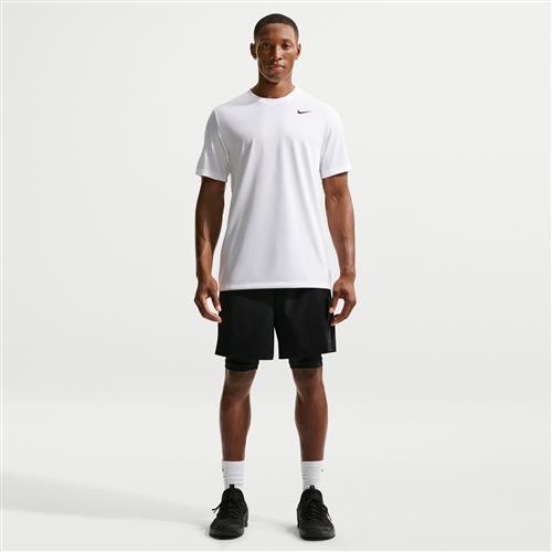 Alsidige Nike Unlimited Dri-FIT-2-i-1-shorts (18 cm) til mænd - sort