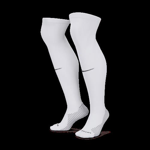 Knælange Nike Dri-FIT Strike-fodboldstrømper - hvid