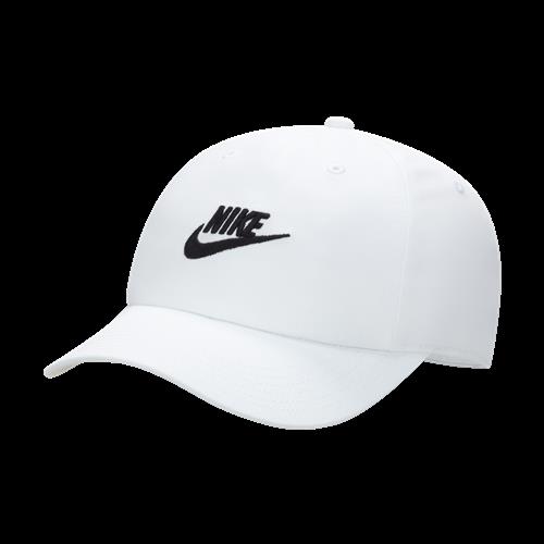 Ustruktureret Nike Club Futura Wash-kasket til børn - hvid