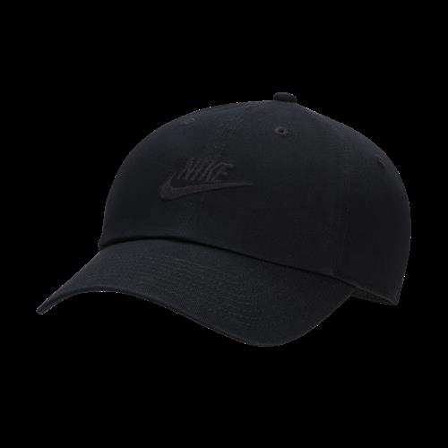 Se Ustruktureret Nike Club Futura Wash-kasket - sort hos Nelly