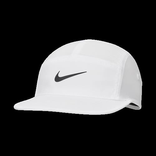 Ustruktureret Nike Fly Dri-FIT Swoosh-kasket - hvid