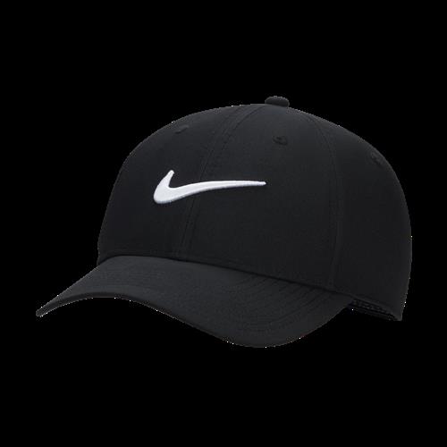 Struktureret Nike Dri-FIT Club Swoosh-kasket - sort