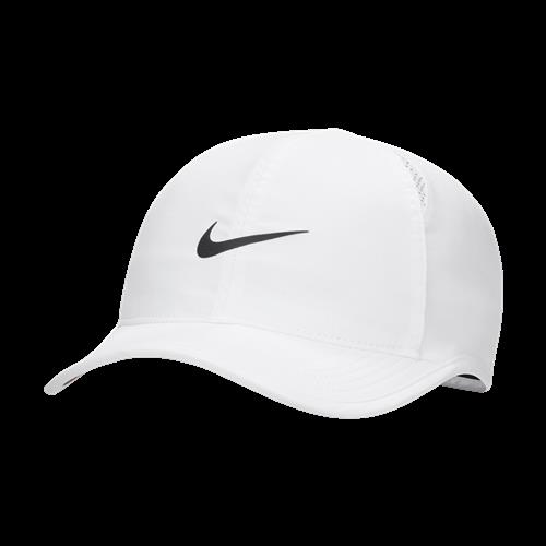 Nike Dri-FIT Club-Featherlight-kasket uden struktur - hvid