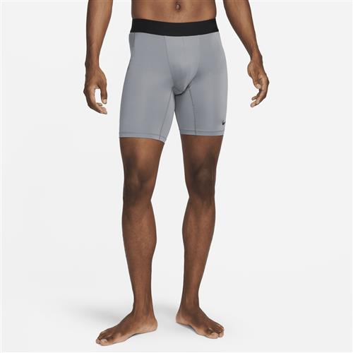 Lange Nike Pro Dri-FIT-fitnessshorts til mænd - grå