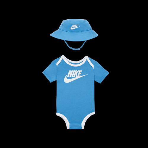 Nike Baby Core-sæt med bøllehat og bodystocking - blå